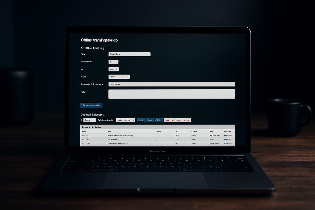 Specialudviklet bookingsystem